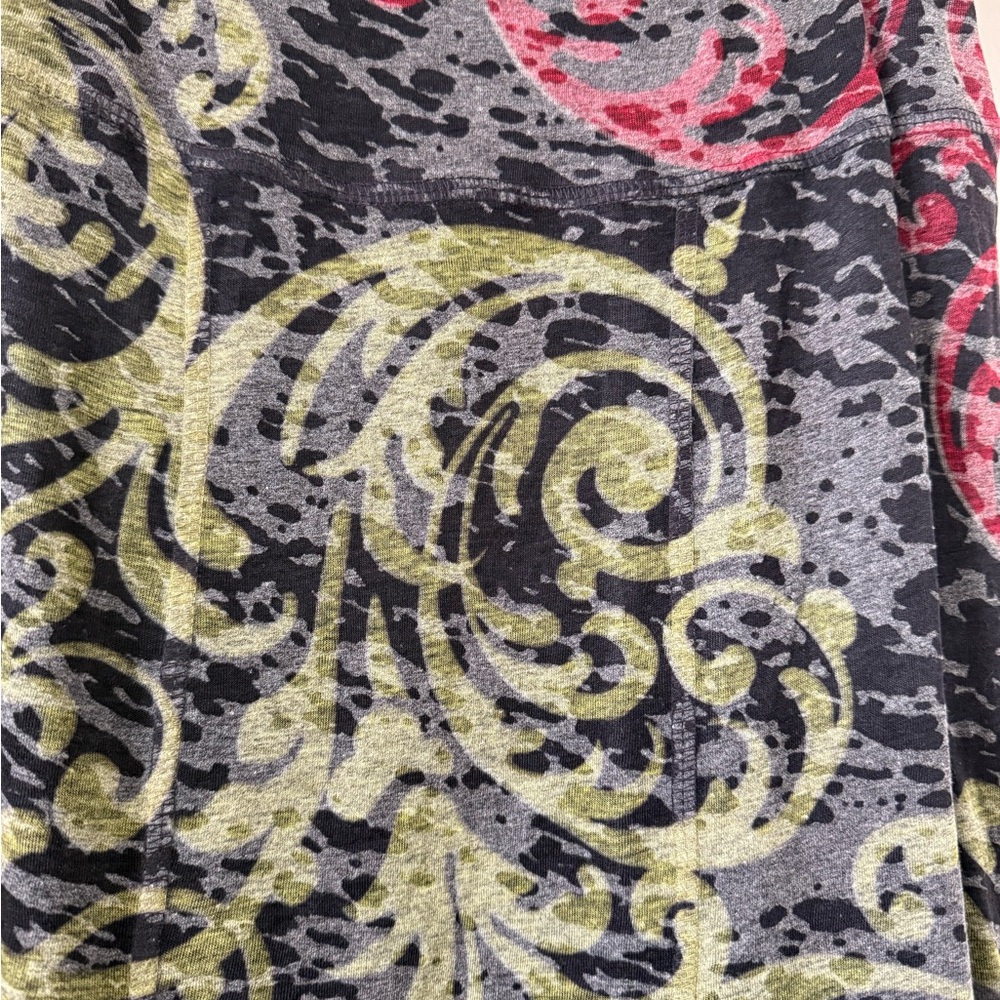 Reversible Black and Multicolor Patterned Women's… - image 2